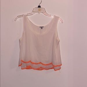 Charlotte Russe women’s small crop top tank